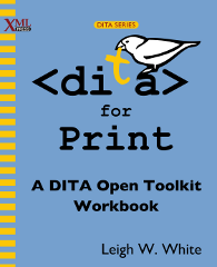 Cover of DITA for Print