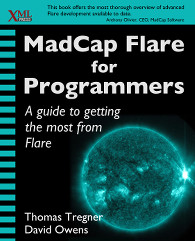 Cover of MadCap Flare for Programmers, linked to Amazon.com