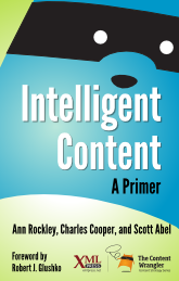 Intelligent Content: A Primer, front cover